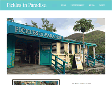 Tablet Screenshot of picklesinparadise.com